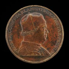 Robert Briconnet, President of the Court of Inquiry [obverse], 1488/1493. Creator: Giovanni Candida.