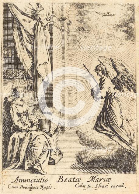 The Annunciation. Creator: Jacques Callot.