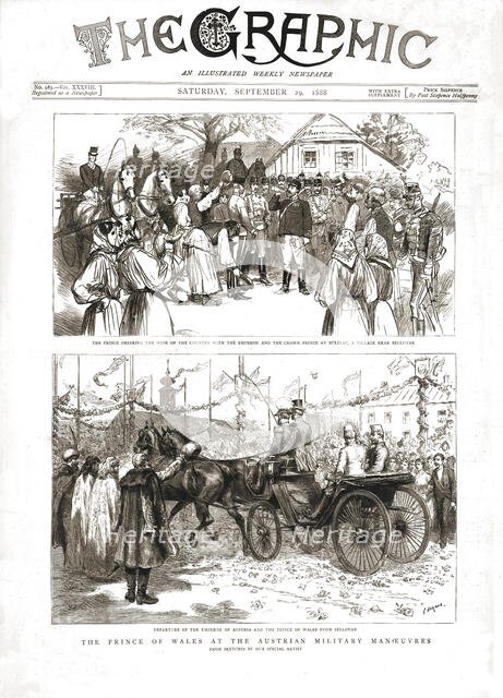 ''The Graphic, Front Cover Saturday September 29th. 1888', 1888. Creator: Unknown.