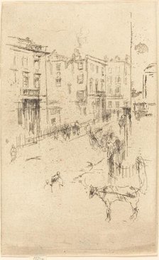 Alderney Street, c. 1880/1881. Creator: James Abbott McNeill Whistler.