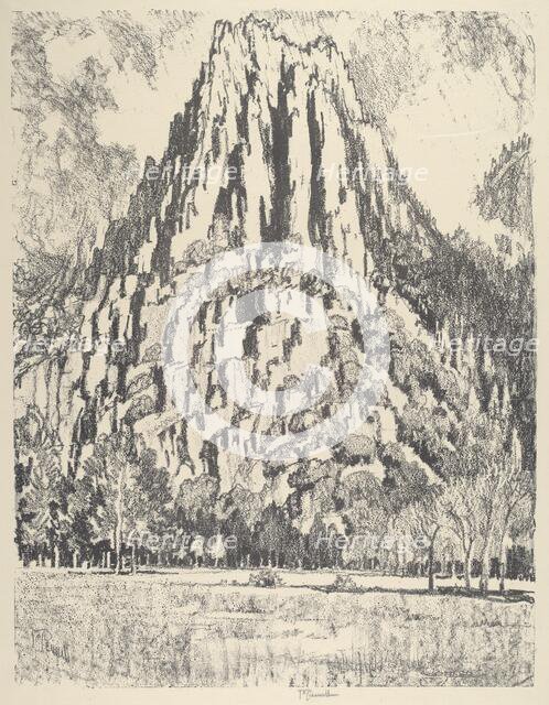 Buttresses, Yosemite, 1912. Creator: Joseph Pennell.