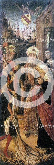 'Jacob Crying over the Bloodstained Tunic of Joseph', 15th century.  Artist: Vrancke Van der Stockt