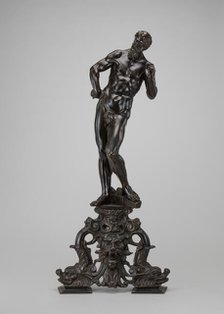 Andiron: Vulcan with His Anvil, 18th century. Creator: Unknown.