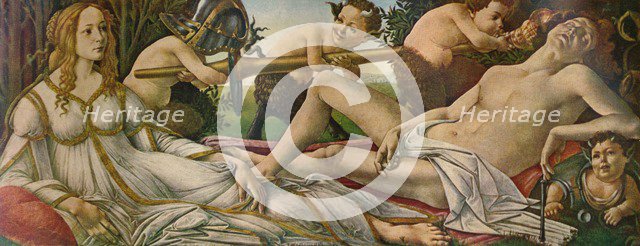 Mars and Venus, c1485, (1911). Artist: Sandro Botticelli