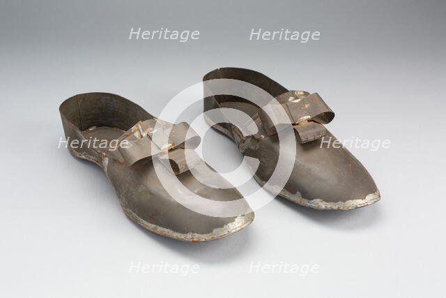 Men's Shoes (Anniversary Tin), 1850/1900. Creator: Unknown.