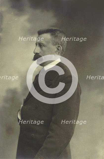 Portrait of pianist and composer Moritz Moszkowski (1854-1925), c. 1900. Creator: Anonymous.