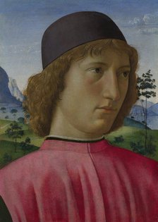 Portrait of a Young Man in Red, ca 1485. Artist: Ghirlandaio, Domenico (1449–1494)