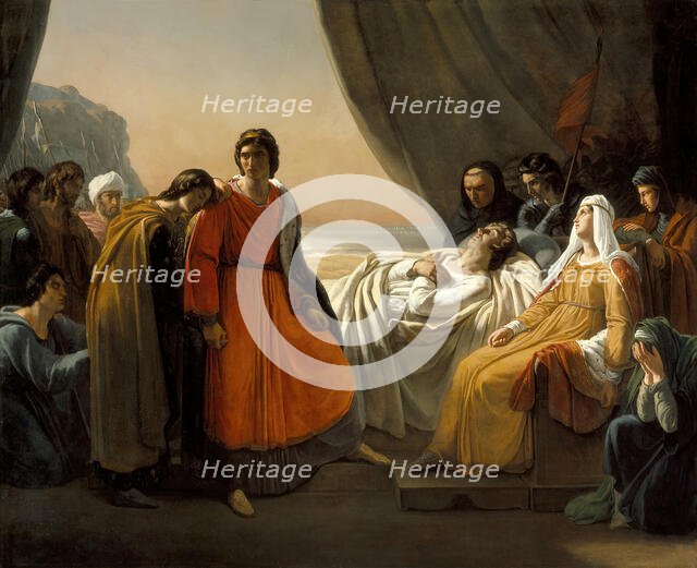 The Death of Saint Louis, c1817. Creator: Ary Scheffer.