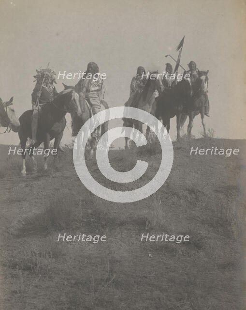 The Scouts, 1908. Creator: Edward Sheriff Curtis.