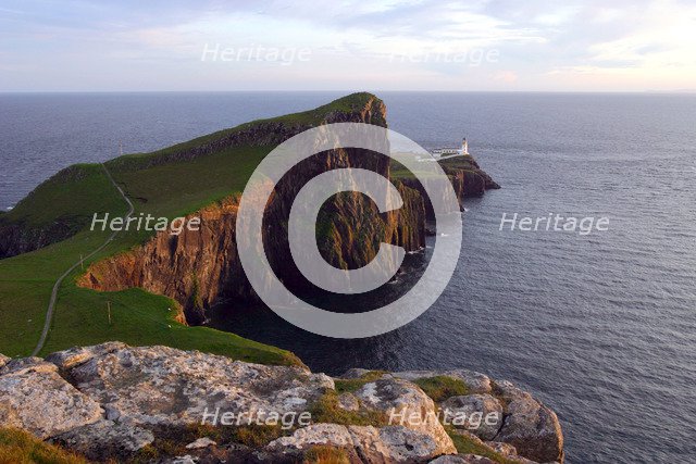 Neist Point Lighthouse, Isle of Skye, Highland, Scotland.
