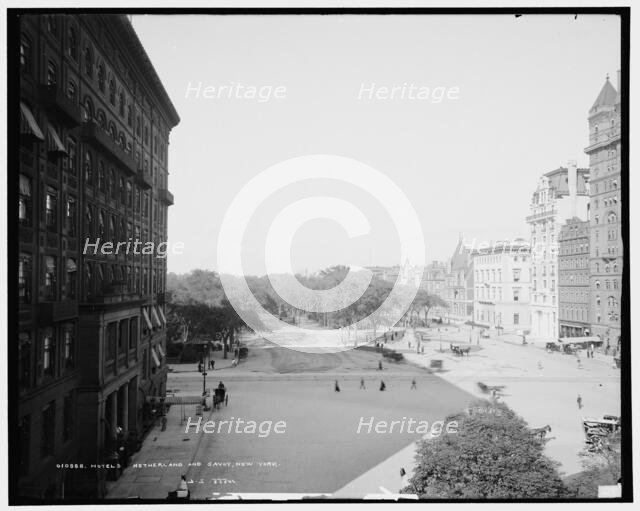 Hotels Netherland and Savoy, New York, c1905. Creator: Unknown.