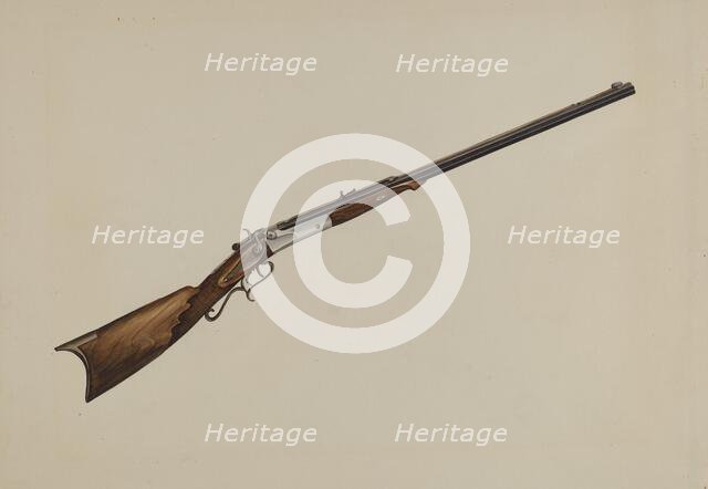 Rifle, c. 1936. Creator: Natalie Simon.