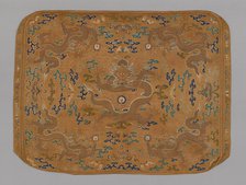 Cushion Cover, China, Qing dynasty (1644-1911), 1720/50. Creator: Unknown.