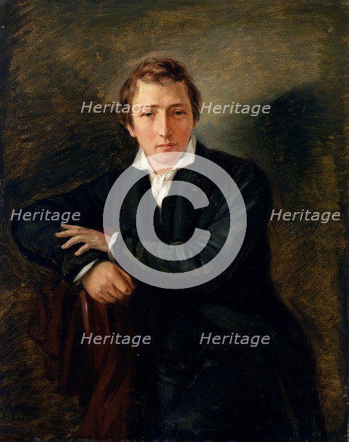 Portrait of the poet Heinrich Heine (1797-1856), 1831.