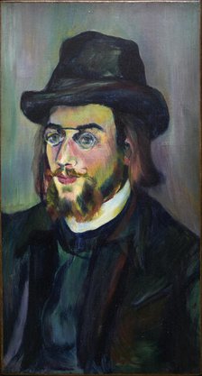 Portrait of Erik Satie (1866-1925), 1893. Creator: Valadon, Suzanne (1865-1938).
