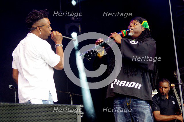 Omar, Love Supreme Jazz Festival, Glynde Place, East Sussex, 2014. Artist: Brian O'Connor.