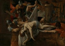 Saint Sebastian Thrown into the Cloaca Maxima, 1612. Creator: Lodovico Carracci.