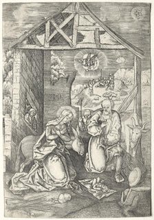 The nativity. Creator: Jacob Binck (German, 1500-1569).