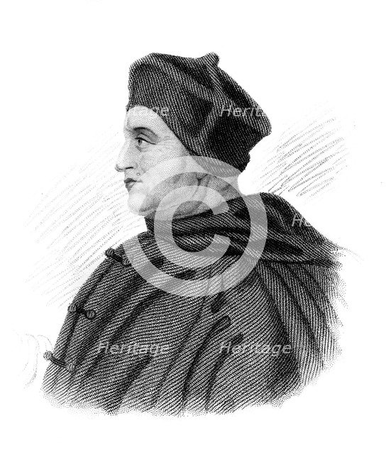 Cardinal Thomas Wolsey, (c1850). Artist: Unknown