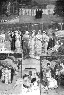 Night Fete at the Botanic Gardens, Regent's Park, 1881. Creator: Unknown.