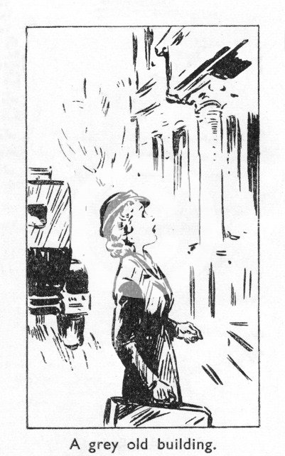'A grey old building', 1940. Artist: Unknown.