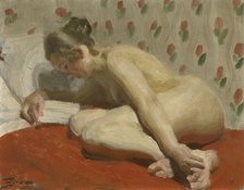 Study of a Nude, from 1891 until 1892. Creator: Anders Leonard Zorn.