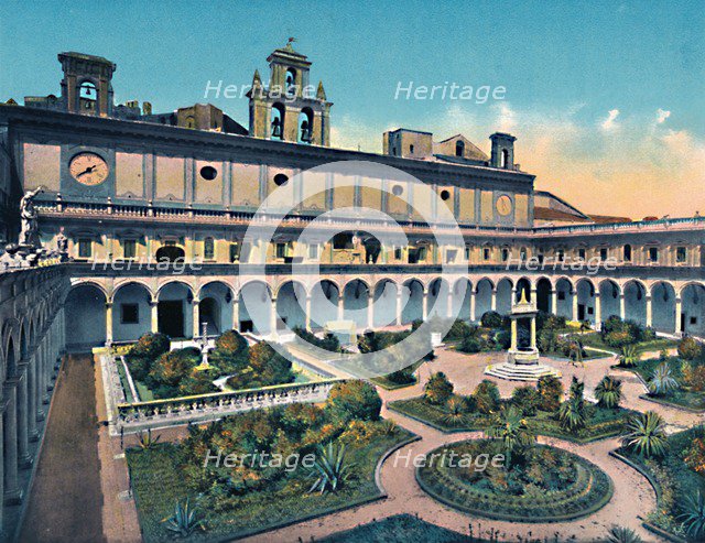 'Napoli - Chiosco Di S. Martino', c1900. Creator: Unknown.