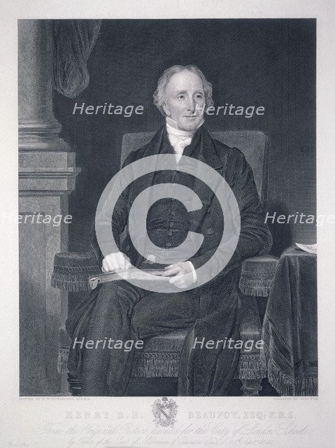 'Henry Benjamin Hanbury Beaufoy', c1848. Artist: Charles Fox