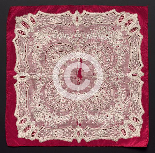 Handkerchief, 1800s. Creator: Unknown.