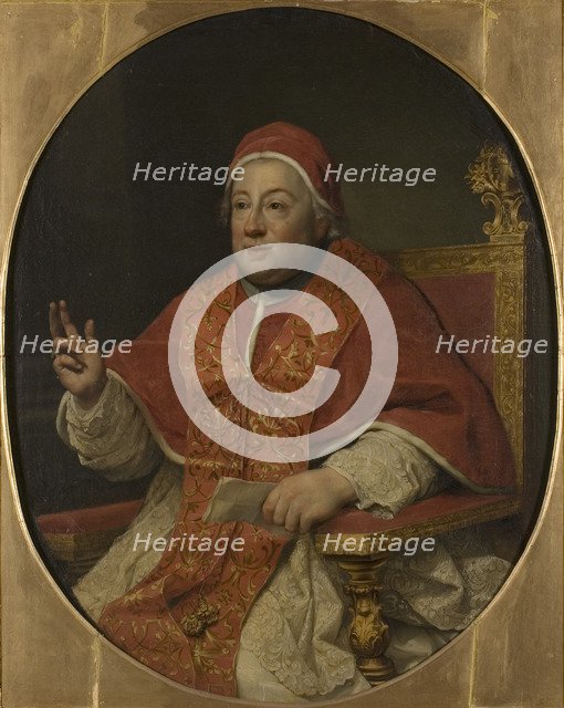 Portrait of the Pope Clement XIII (1693-1769).