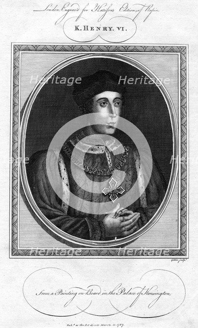 Henry VI of England, (1787).Artist: Goldar