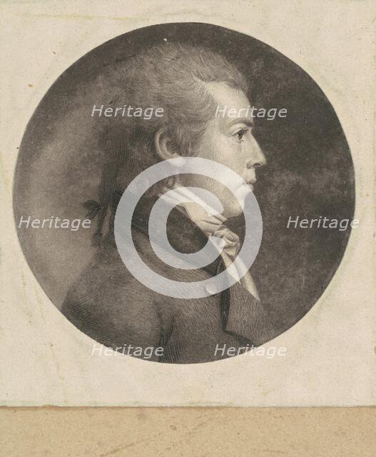 Unidentified Man, 1798-1803. Creator: Charles Balthazar Julien Févret de Saint-Mémin.