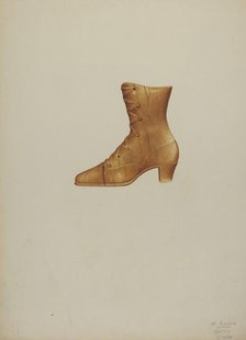 Shoe Sign, 1939. Creator: Albert Ryder.