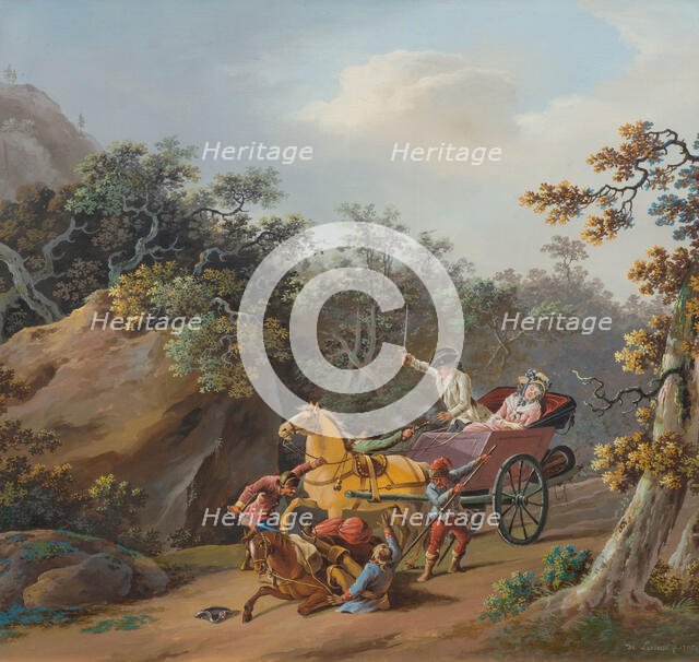 The Robbery, 1795. Creator: Landerset, Joseph, de  .