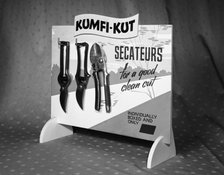 Kumfi-Kut range of Secateurs from Champion Scissors, Mexborough, Yorkshire, 1962. Artist: Michael Walters