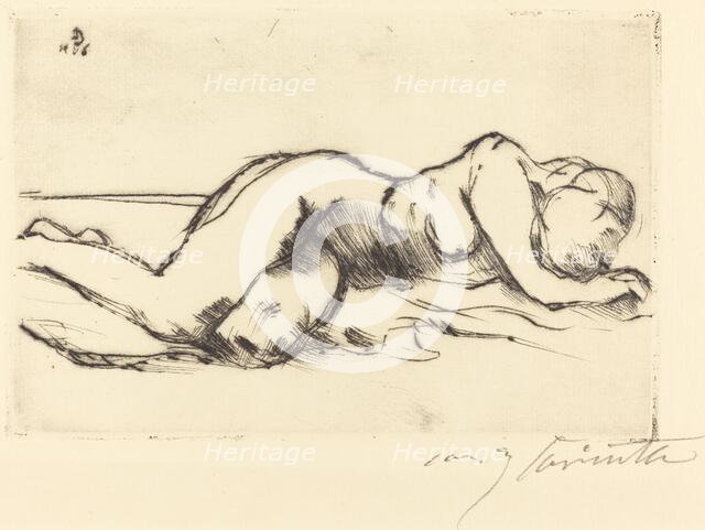 Weiblicher Akt (Female Nude), 1916. Creator: Lovis Corinth.