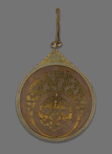 Astrolabe, Qajar dynasty (1796-1925), 18th century; with later additions. Creator: Unknown.