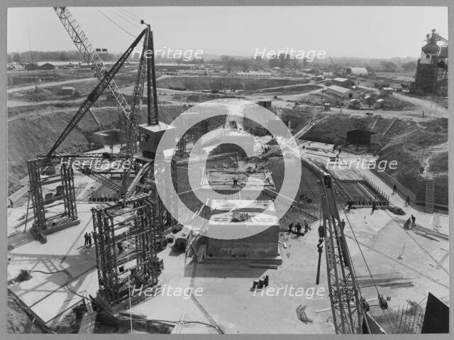 Berkeley Power Station, Berkeley, Ham and Stone, Stroud, Gloucestershire, 29/04/1957. Creator: John Laing plc.
