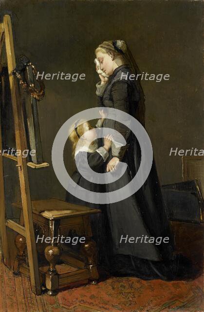 The Widow of a Painter, 1870. Creator: Kate Bisschop-Swift.