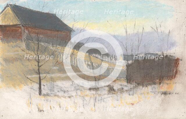 On the edge of the village, 1875/1885. Creator: Ladislav Mednyanszky.