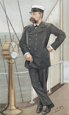 Albert I, Prince of Monaco (1848-1922), amateur oceanographer, 1900. Artist: Spy