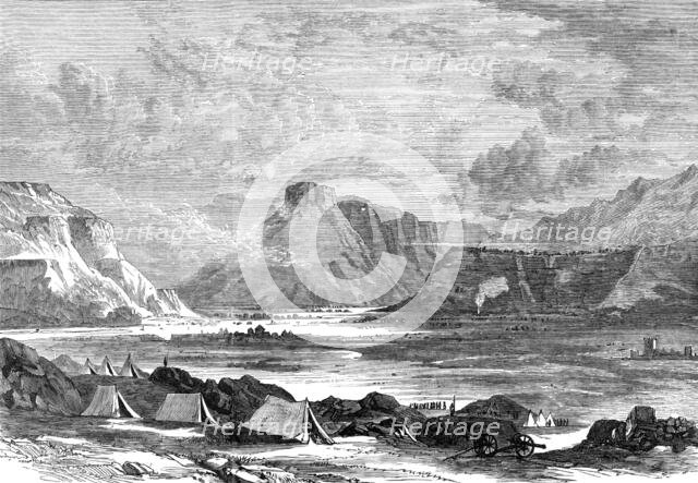 The Abyssinian Expedition: view from the fortified post of Adigerat, 1868. Creator: Unknown.