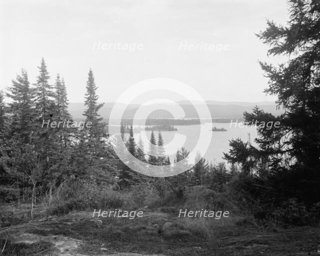 Blue Mountain from the crags, Adirondack Mts., N.Y., between 1900 and 1910. Creator: Unknown.