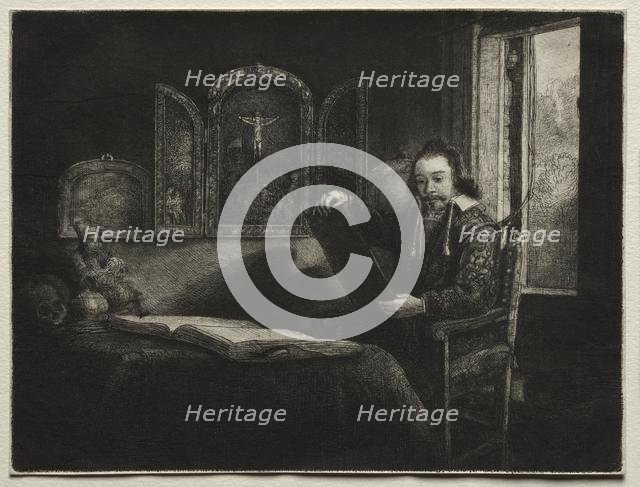 Abraham Francen, Apothecary, c. 1657. Creator: Rembrandt van Rijn (Dutch, 1606-1669).