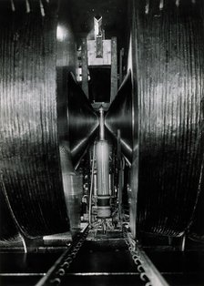 Electro-magnet devised by Aimé Auguste Cotton, in the Académie des Sciences, Paris, c1920s. Creator: Unknown.