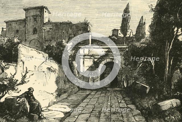 'The Tomb of the Scipios at Rome', 1890.   Creator: Unknown.