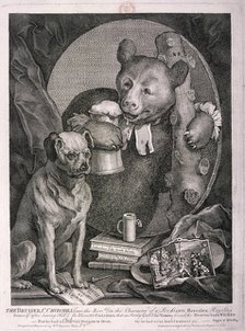 'The Bruiser, C. Churchill ... in the character of a Russian Hercules ...', 1763. Artist: William Hogarth