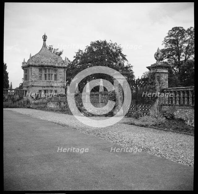 Montacute House, Montacute, South Somerset, Somerset, 1938. Creator: Marjory L Wight.