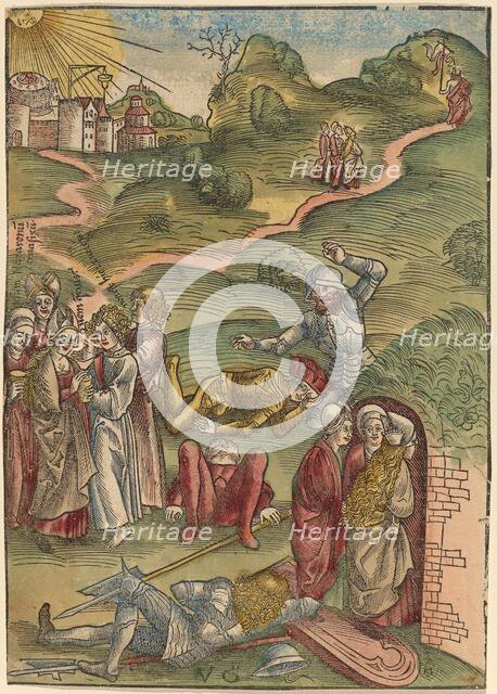 Three Marys at the Tomb. Creator: Urs Graf.