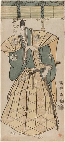 The actor Bando Hikosaburo III as Godai Saburo Chikatada, 1794. Creator: Tôshûsai Sharaku.